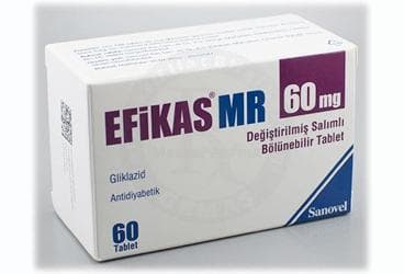 EFIKAS MR 60 MG DEGISTIRILMIS SALIMLI BOLUNEBILIR 60 TABLET İlaç Görseli