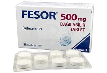 FESOR 500 MG DAGILABILIR TABLET (28 TABLET) İlaç Görseli