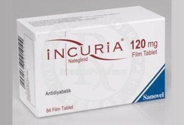 INCURIA 120 MG 84 FILM KAPLI TABLET İlaç Görseli