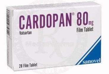 CARDOPAN 80 MG FILM KAPLI TABLET (28 TABLET) İlaç Görseli