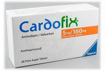 CARDOFIX 5 MG/160 MG 28 FILM KAPLI TABLET İlaç Görseli