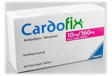 CARDOFIX 10 MG/160 MG 28 FILM KAPLI TABLET İlaç Görseli