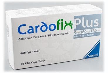 CARDOFIX PLUS 5/160/12,5 MG 28 FILM KAPLI TABLET İlaç Görseli