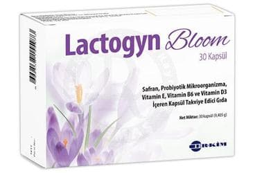 LACTOGYN BLOOM TAKVIYE EDICI GIDA KAPSUL 30 kapsül İlaç Görseli