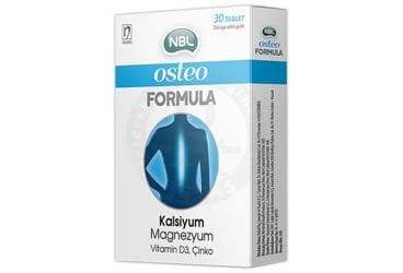 NBL OSTEO FORMULA KALSIYUM MAGNEZYUM VITAMIN D3 CINKO ICEREN TABLET 30 tablet İlaç Görseli