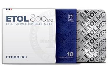 ETOL 800 MG DUAL SALIMLI FILM KAPLI TABLET (10 TABLET) İlaç Görseli