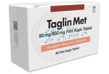TAGLIN MET 50 MG/850 MG FILM KAPLI TABLET (60 TABLET) İlaç Görseli