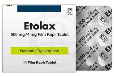 ETOLAX 500 MG/4 MG FILM KAPLI TABLET İlaç Görseli