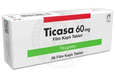 TICASA 60 MG FILM KAPLT TABLET (56 TABLET) İlaç Görseli