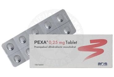 PEXA 0,25 MG TABLET (100 TABLET) İlaç Görseli