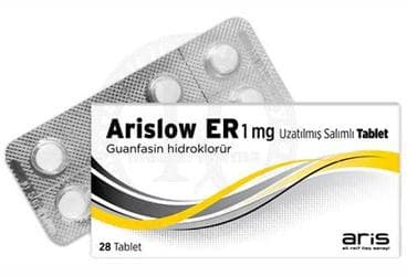 ARISLOW ER 1 MG UZATILMIS SALIMLI TABLET (28 TABLET) İlaç Görseli
