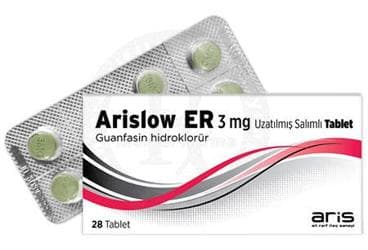 ARISLOW ER 3 MG UZATILMIS SALIMLI TABLET (28 TABLET) İlaç Görseli