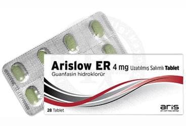 ARISLOW ER 4 MG UZATILMIS SALIMLI TABLET (28 TABLET) İlaç Görseli