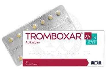 TROMBOXAR 2.5 MG FILM KAPLI TABLET (56 TABLET) İlaç Görseli