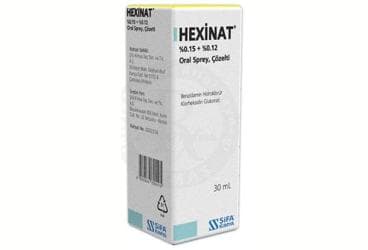 HEXINAT %0.15+%0.12 ORAL SPREY, COZELTI (30 ML) İlaç Görseli