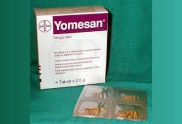 YOMESAN 500 MG 4 TABLET İlaç Görseli