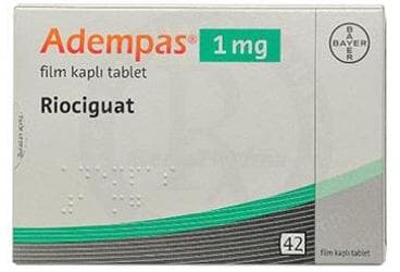 ADEMPAS 1 MG 42 FILM KAPLI TABLET İlaç Görseli