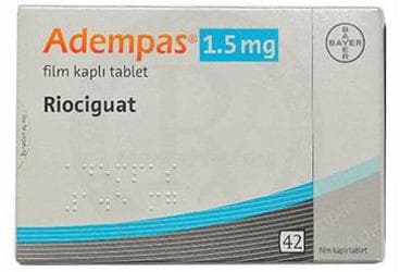 ADEMPAS 1,5 MG 42 FILM KAPLI TABLET İlaç Görseli