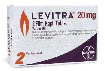 LEVITRA 20 MG 2 TABLET İlaç Görseli