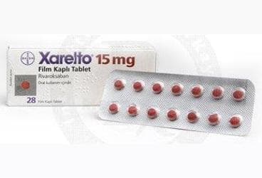 XARELTO 15 MG 28 FILM KAPLI TABLET İlaç Görseli