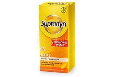 SUPRADYN MULTIVITAMIN, MINERAL VE KOENZIM Q10 ICEREN TAKVIYE EDICI GIDA 60 tablet İlaç Görseli