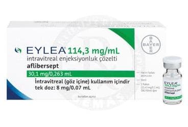 EYLEA 114,3 MG/ML INTRAVITREAL ENJEKSIYONLUK COZELTI (1 ADET) İlaç Görseli