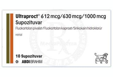 ULTRAPROCT 0,612 MG 10 SUPOZITUAR İlaç Görseli