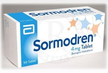 SORMODREN 4 MG 50 TABLET İlaç Görseli