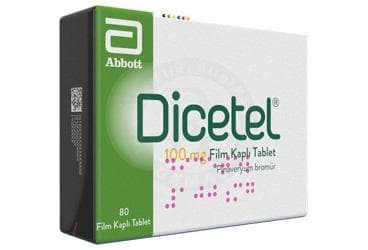 DICETEL 100 MG 80 FILM TABLET İlaç Görseli