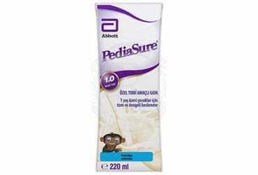 PEDIASURE VANILYA AROMALI 220 ML İlaç Görseli