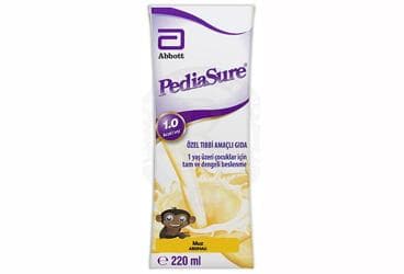 PEDIASURE MUZ AROMALI 220 ML İlaç Görseli
