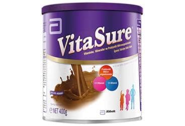 VITASURE CIKOLATA AROMALI TAKVIYE EDICI GIDA 400 g toz İlaç Görseli