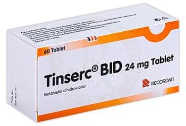 TINSERC BID 24 MG TABLET (60 TABLET) İlaç Görseli