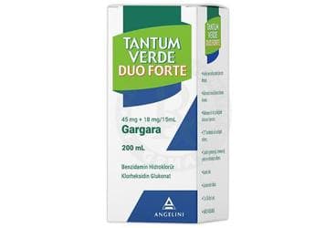 TANTUM VERDE DUO FORTE 45 MG+18 MG/15 ML GARGARA İlaç Görseli