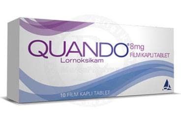 QUANDO 8 MG 10 FILM KAPLI TABLET İlaç Görseli