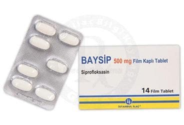 BAYSIP 500 MG FILM KAPLI TABLET (14 TABLET) İlaç Görseli
