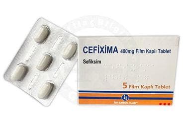 CEFIXIMA 400 MG FILM KAPLI TABLET (5 TABLET) İlaç Görseli