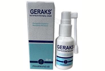 GERAKS %0,12+%0,15 ORAL SPREY, COZELTI (30 ML) İlaç Görseli