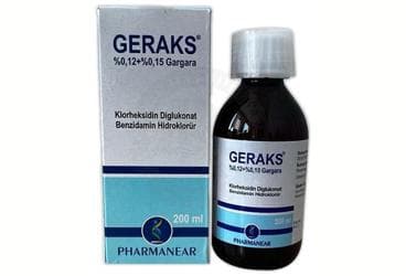 GERAKS %0,12+%0,15 GARGARA (200 ML) İlaç Görseli