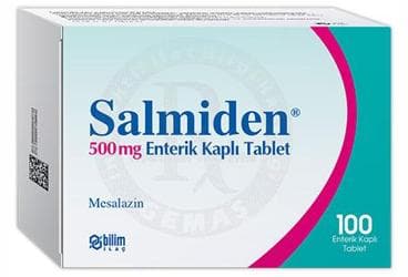 SALMIDEN 500 MG 100 ENT. TABLET İlaç Görseli