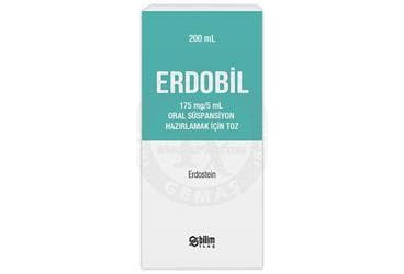 ERDOBIL 175 MG/5 ML ORAL SUSPANSIYON HAZIRLAMAK ICIN TOZ (200 ML) İlaç Görseli