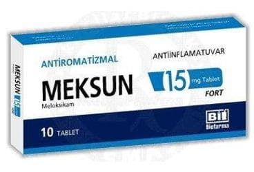 MEKSUN FORT 15 MG 10 TABLET İlaç Görseli