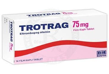 TROTRAG 75 MG FILM KAPLI TABLET (14 TABLET) İlaç Görseli