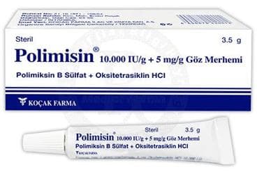 POLIMISIN 10.000 IU/G+5MG/G GOZ MERHEMI (3,5 G) İlaç Görseli