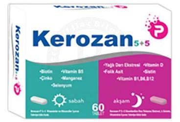 KEROZAN 5+5 P TABLET 60 tablet İlaç Görseli