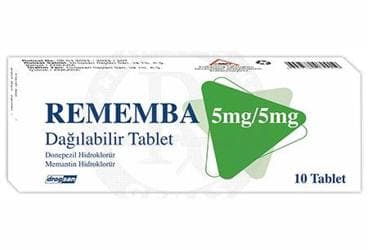 REMEMBA 5 MG/5 MG DAGILABILIR TABLET (10 TABLET) İlaç Görseli