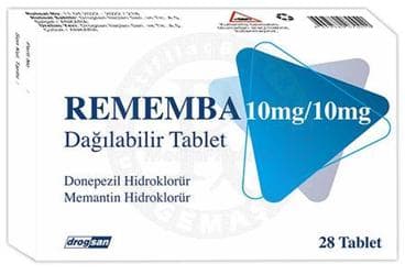 REMEMBA 10 MG/10 MG DAGILABILIR TABLET (28 TABLET) İlaç Görseli