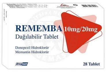 REMEMBA 10 MG/20 MG DAGILABILIR TABLET (28 TABLET) İlaç Görseli