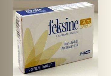 FEKSINE 120 MG 20 FILM TABLET İlaç Görseli