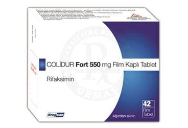 COLIDUR FORT 550MG FILM KAPLI TABLET (42 TABLET) İlaç Görseli